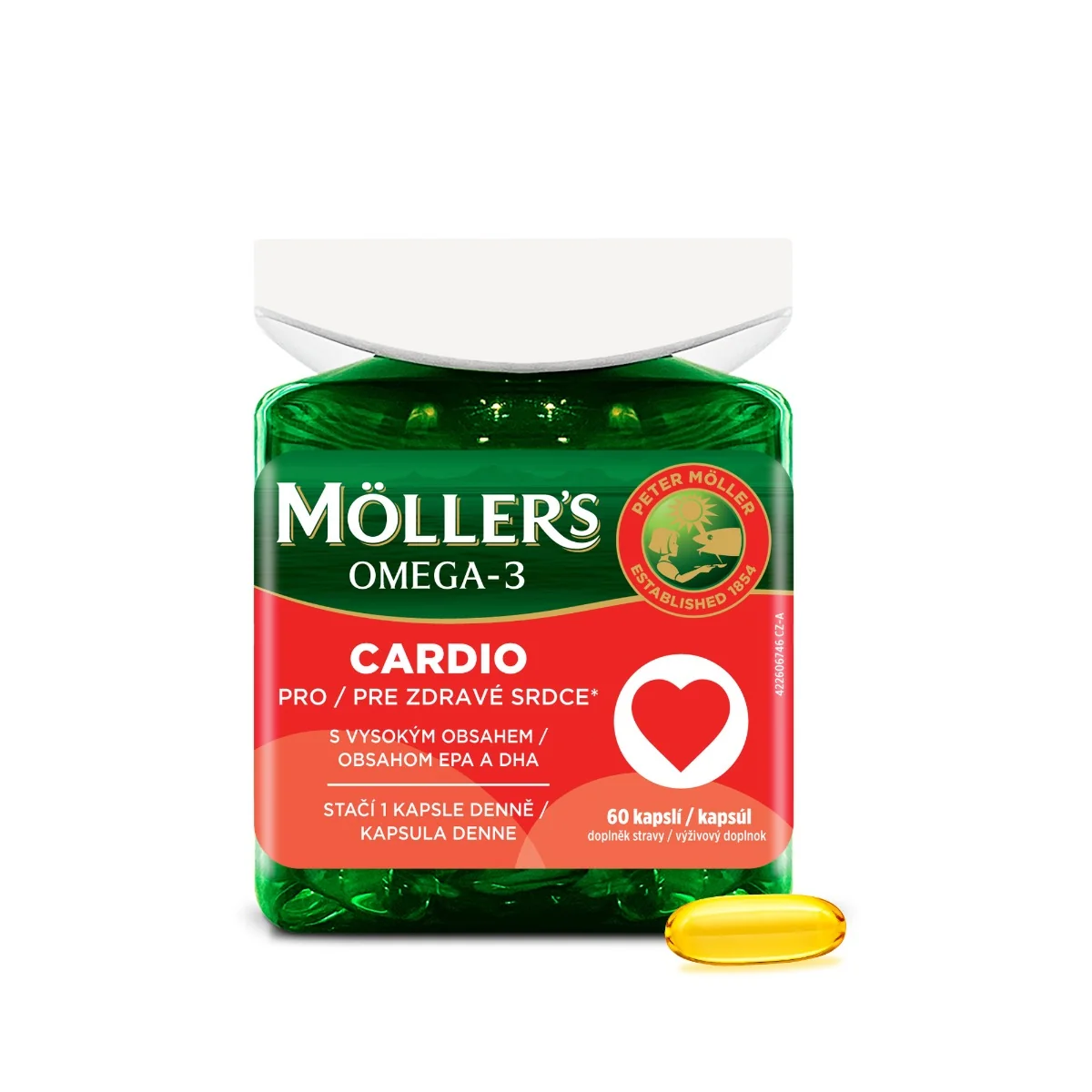 Möller’s Omega-3 CARDIO 60 cps