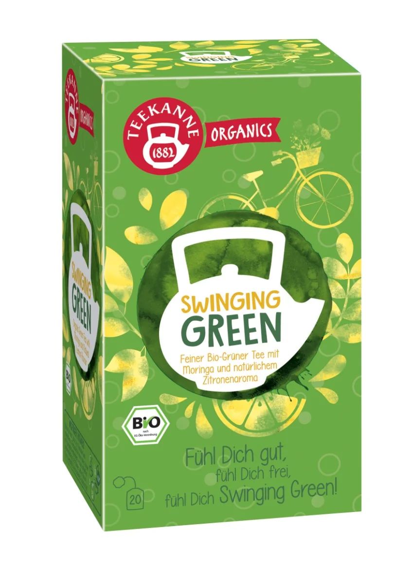 TEEKANNE BIO Swinging Green 1×35 g, zelený čaj