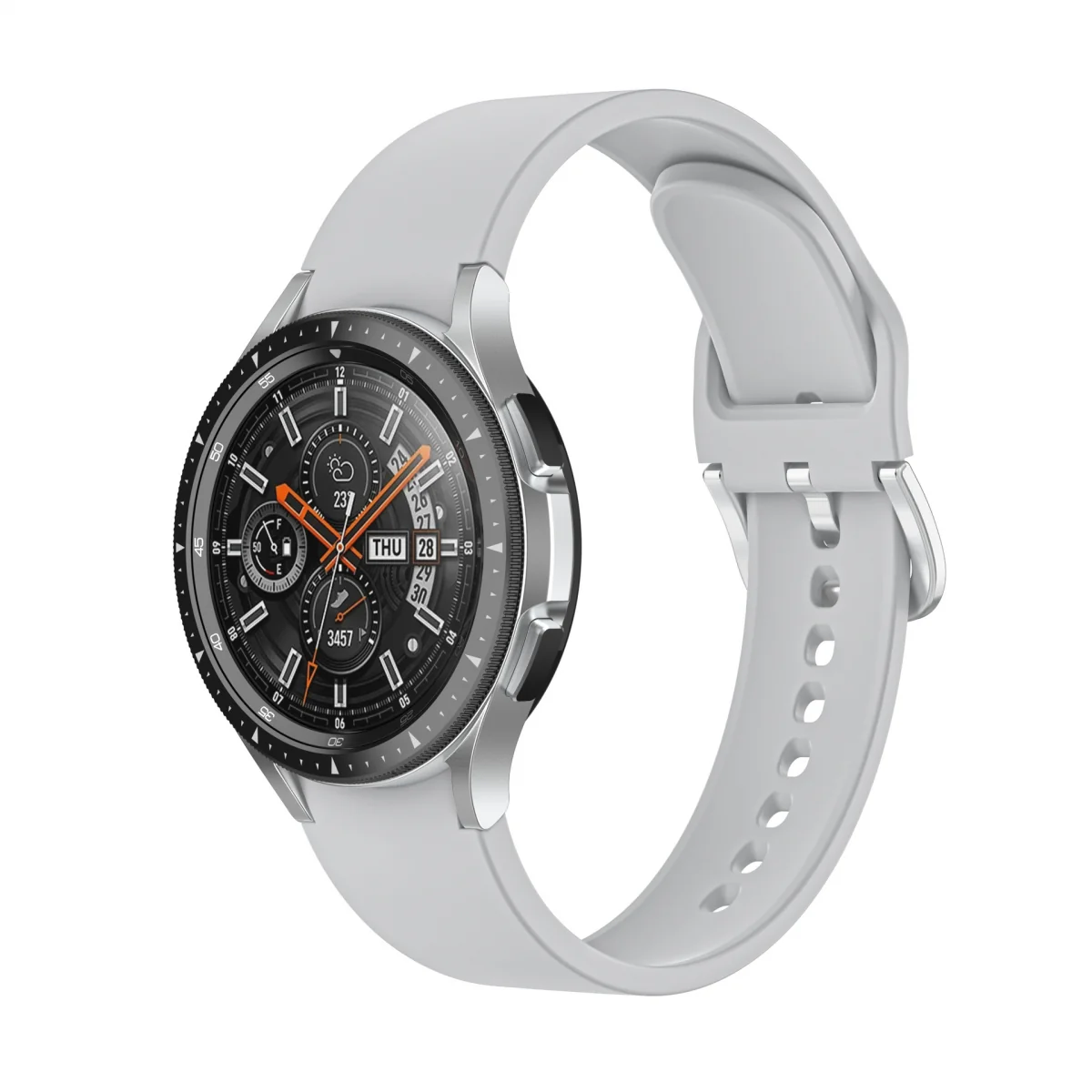 Bstrap Silicone remienok na Samsung Galaxy Watch 4 / 5 / 5 Pro / 6 gray