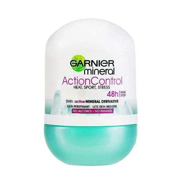 GARNIER Guľôčkový dezodorant ACTION CONTROL 1×50 ml, minerálny