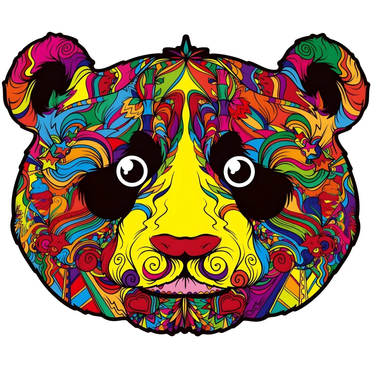 Drevené puzzle Panda Bear 240 dielikov, veľkosť L