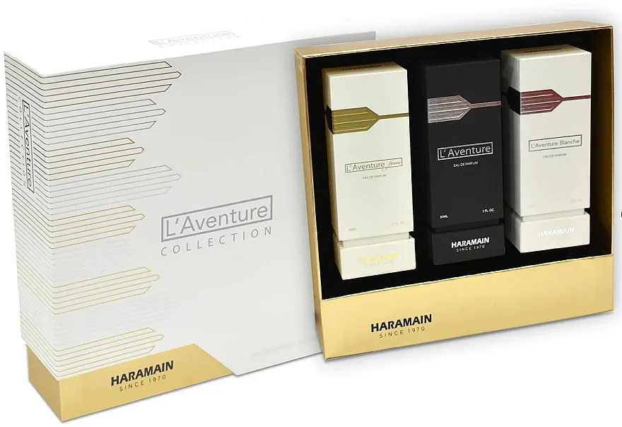 Al Haramain Kolekce L Aventure Edp 3x30ml 3×30 ml, set parfémov