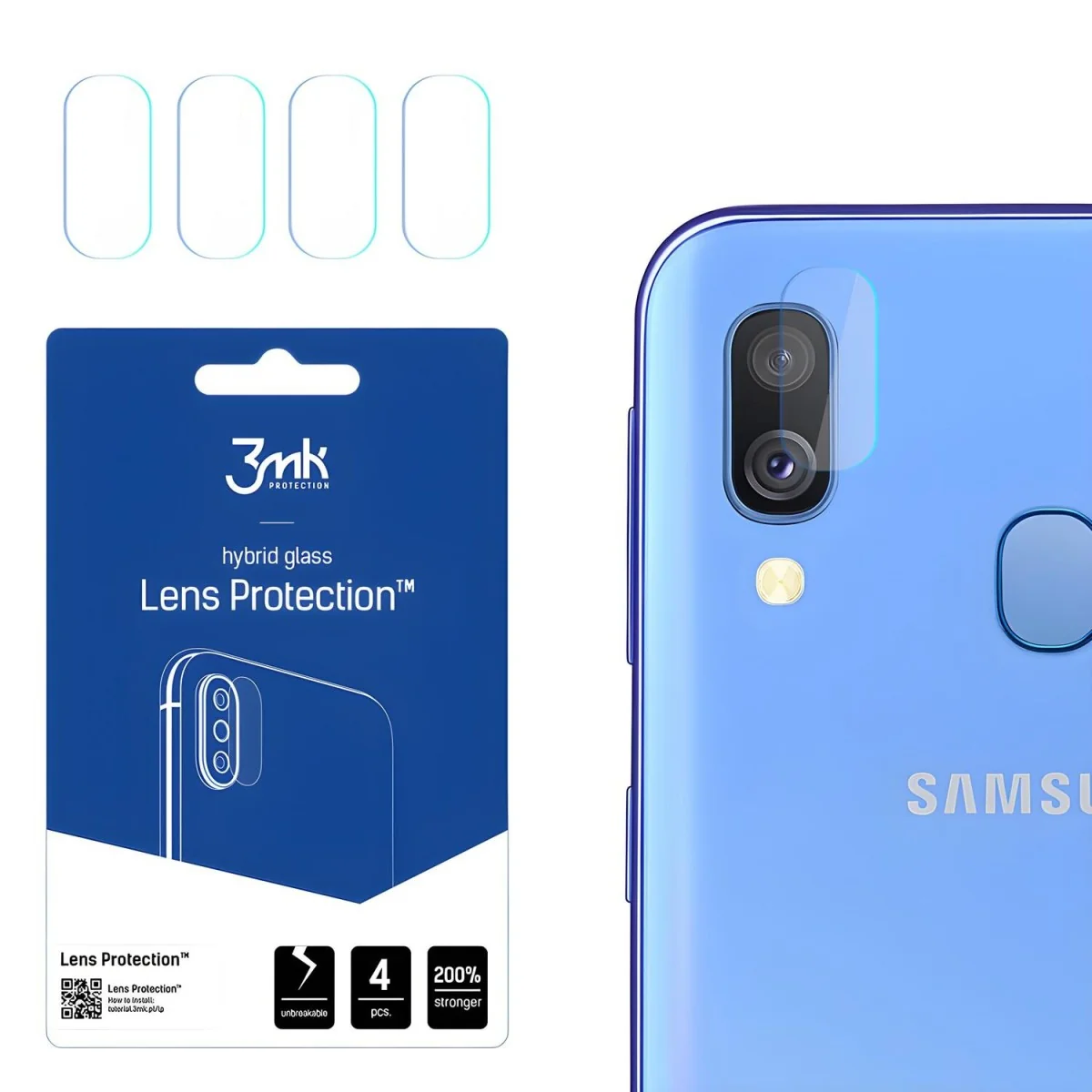 Sklo na kameru 3mk pre Samsung Galaxy A40