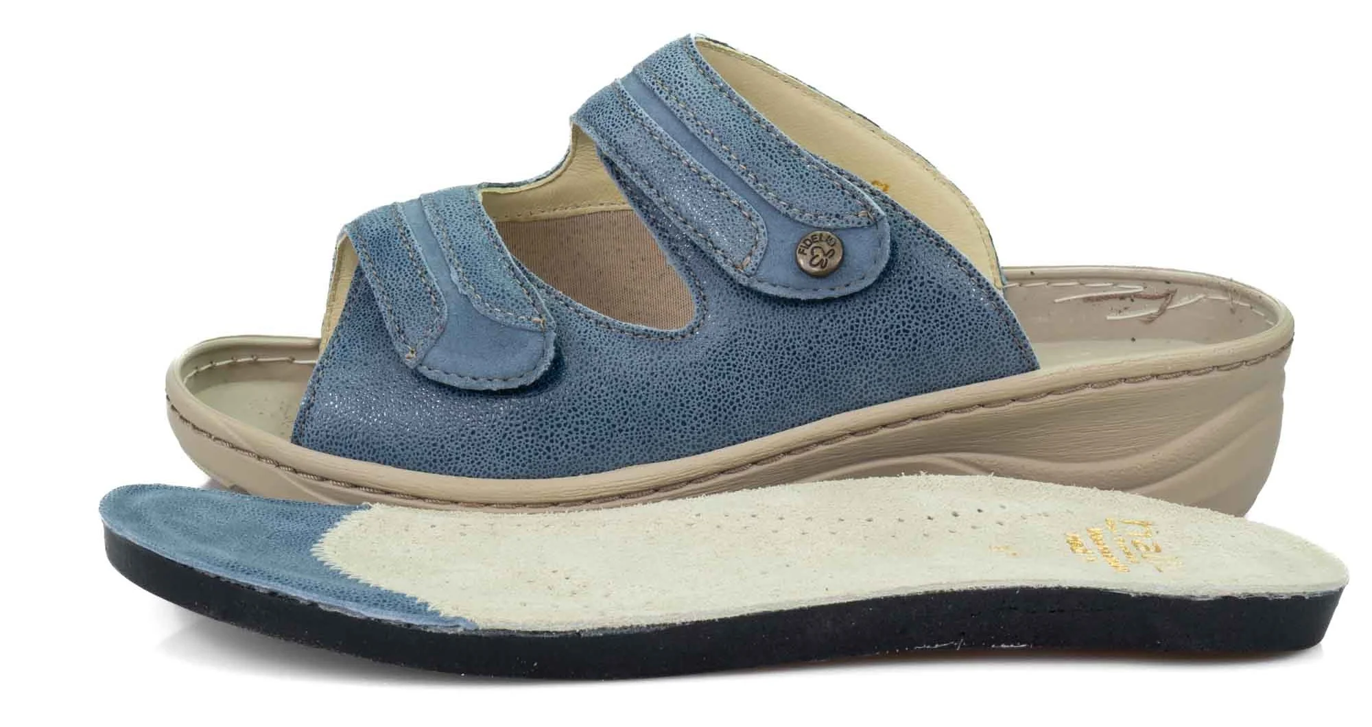 HEDI 23 6023 halluxové šľapky dámske, jeans 99, veľkosť: 41