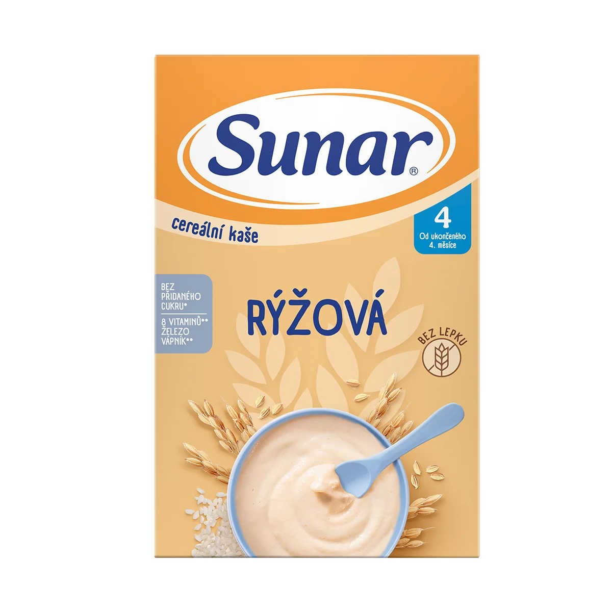Sunar ryžová cereálna kaša 4m+ 210 g