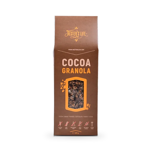 Hester´s Life Granola cocoa 1×320 g, granola
