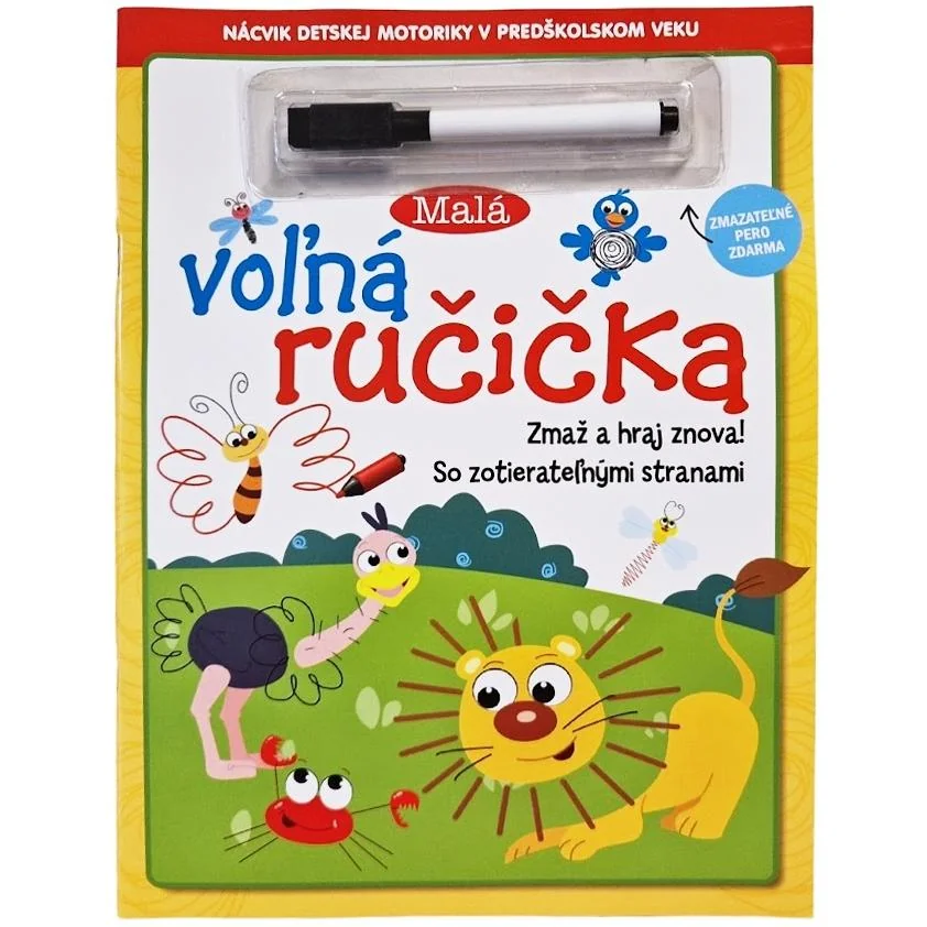 Malá voľná ručička so zotierateľnými stranami