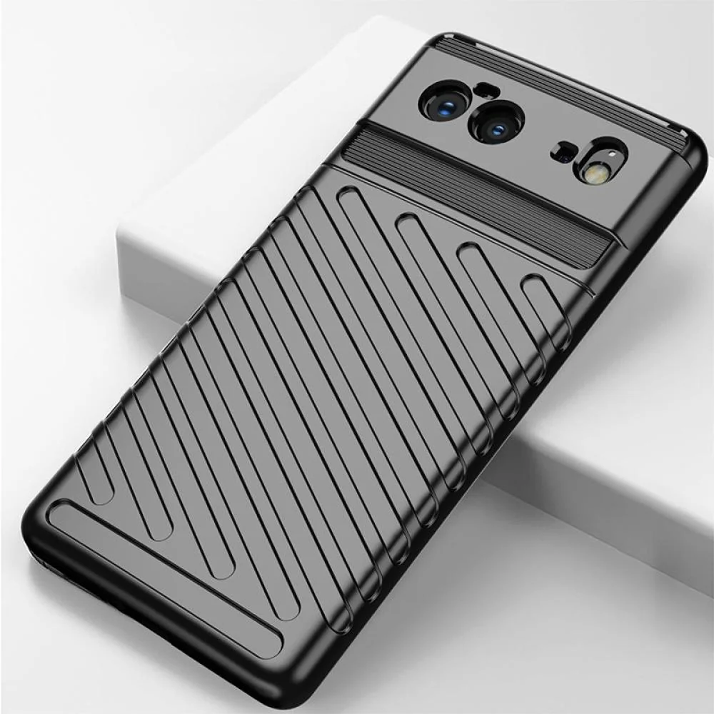Odolné puzdro TPU pre Google Pixel 6 - Čierna