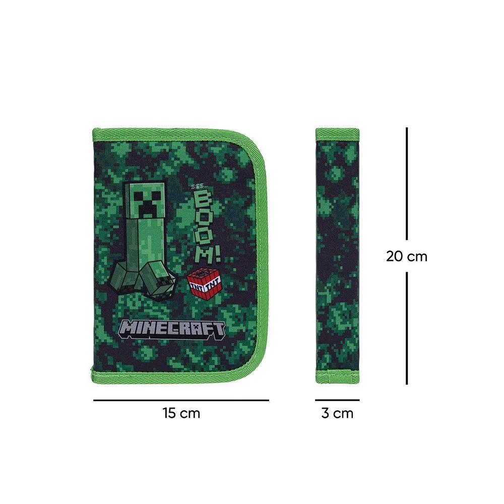 Jednopatrový školský peračník Minecraft Boom 20 x 13 x 4 cm