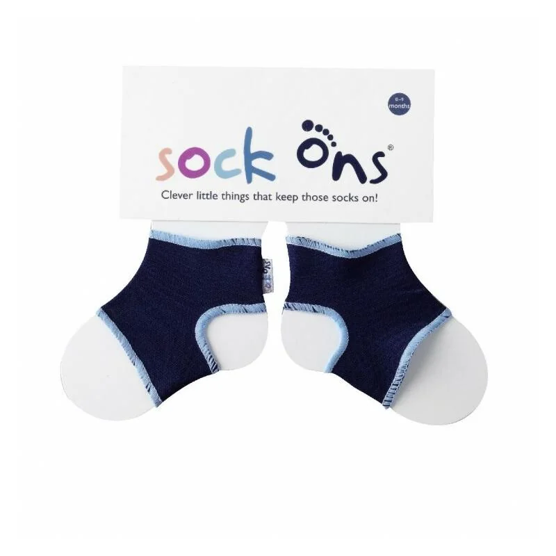 Sock Ons návleky na detské ponožky Navy 0–6 mesiacov