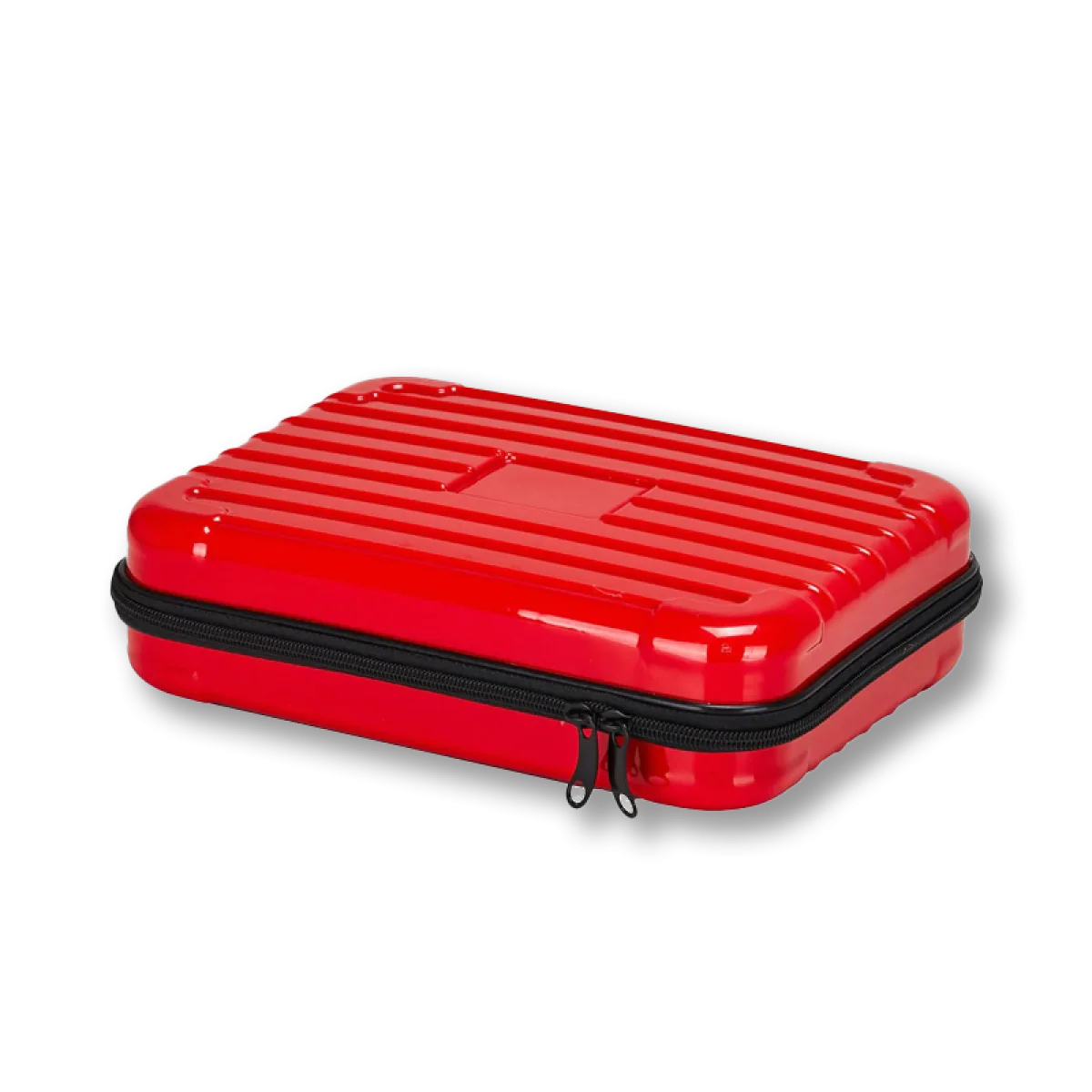 Kadernícký červený kufrík pre nástroje BDS hairdressing case red