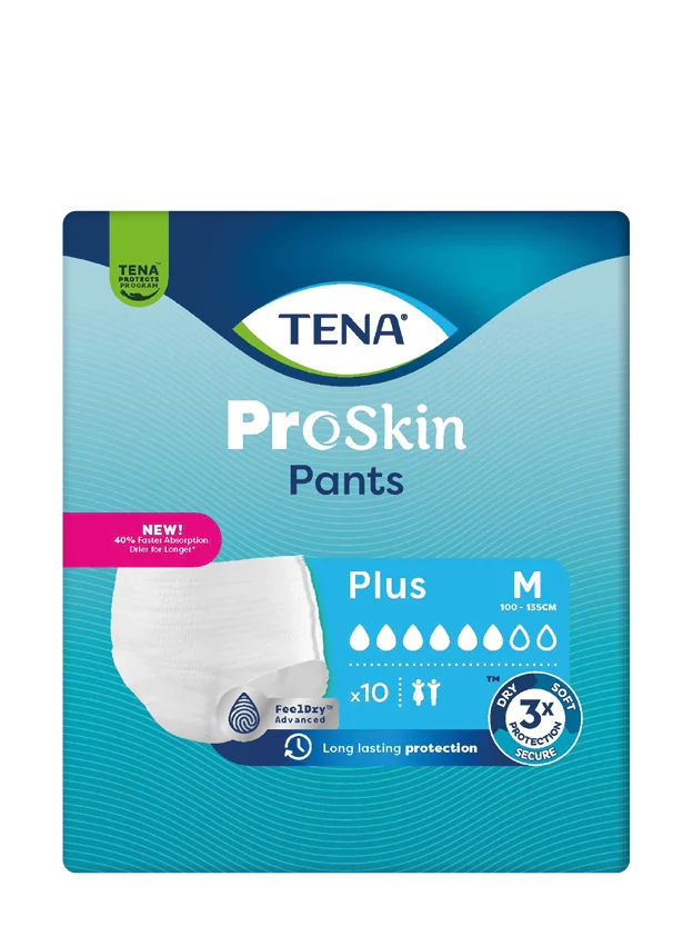 TENA Pants Plus M 1×10 ks, naťahovacie absorpčné nohavičky