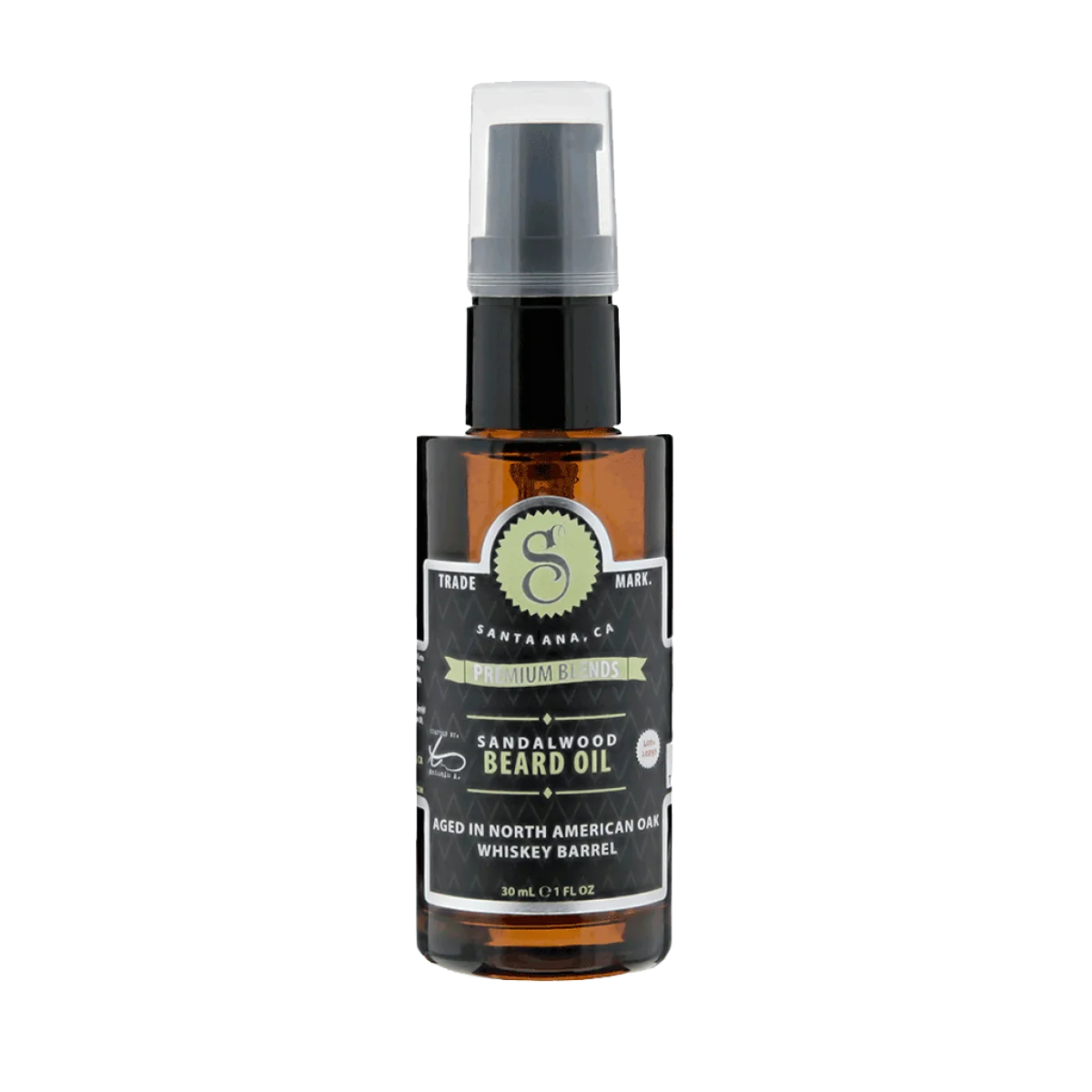 Prémiový Olej na bradu Suavecito Beard Oil Sandalwood 30ml