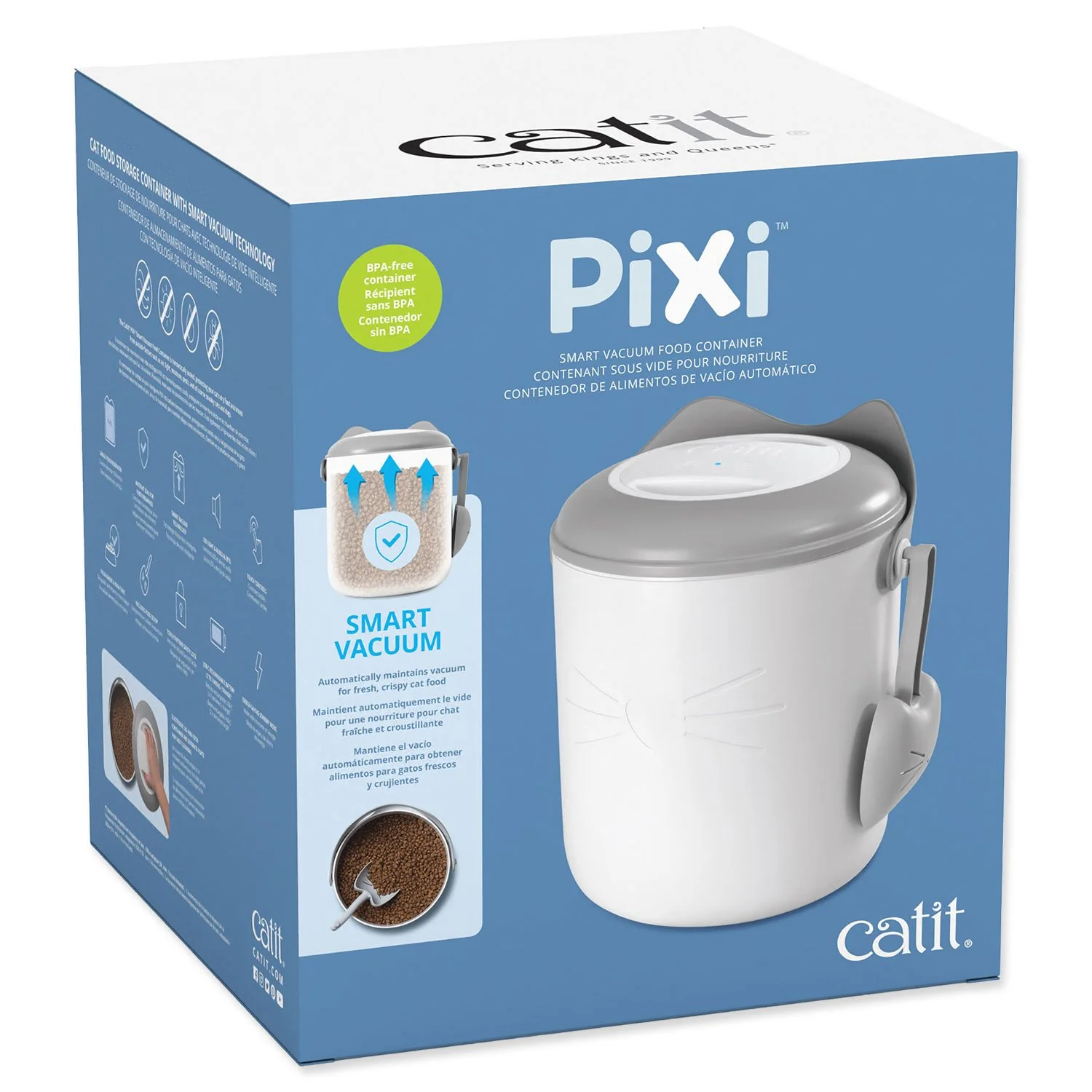 Nádoba Pixi Smart na krmivo vákuová
