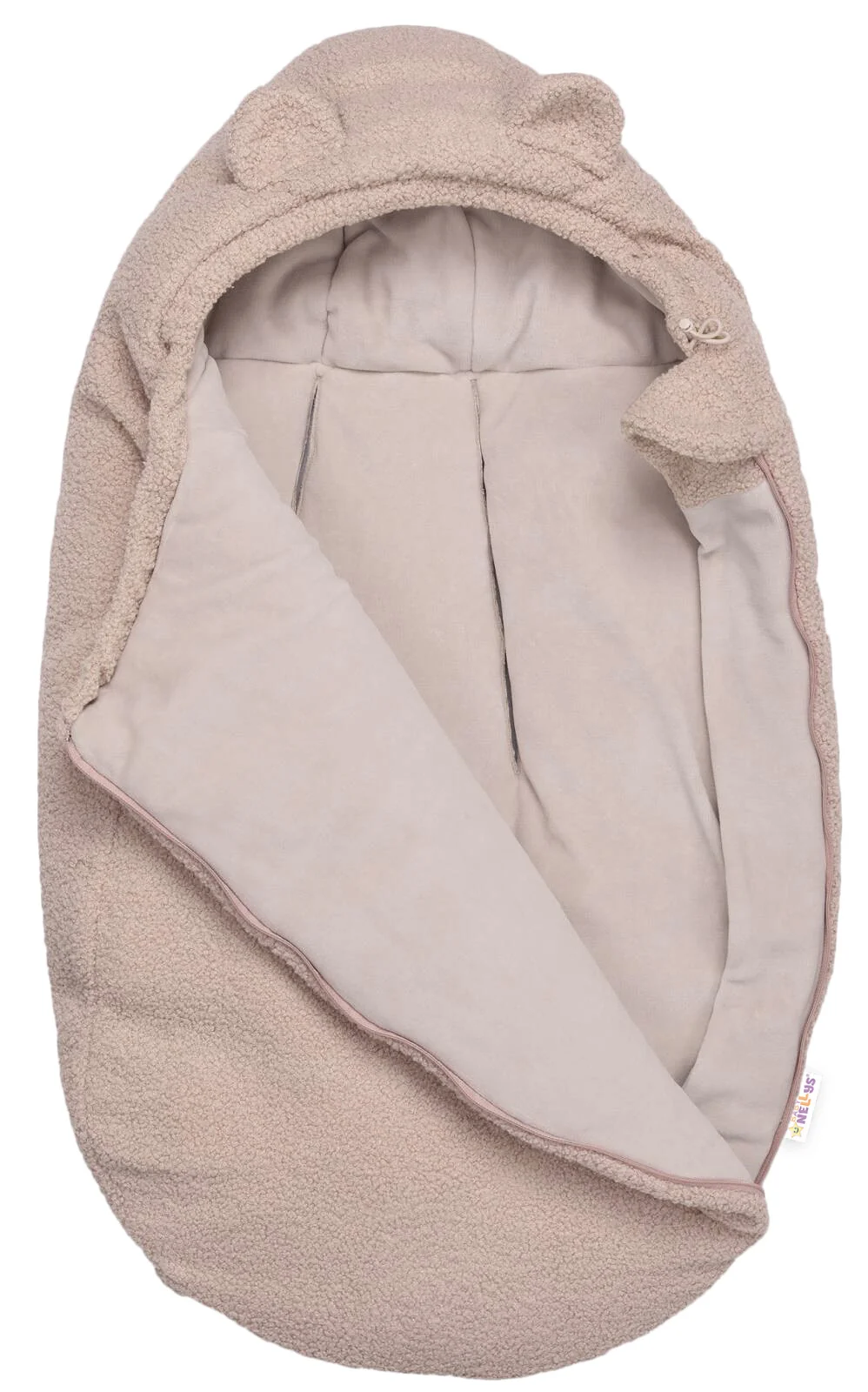 Teplúčky fusak Baránok exclusiv, 85x50cm, Baby Nellys - béžový