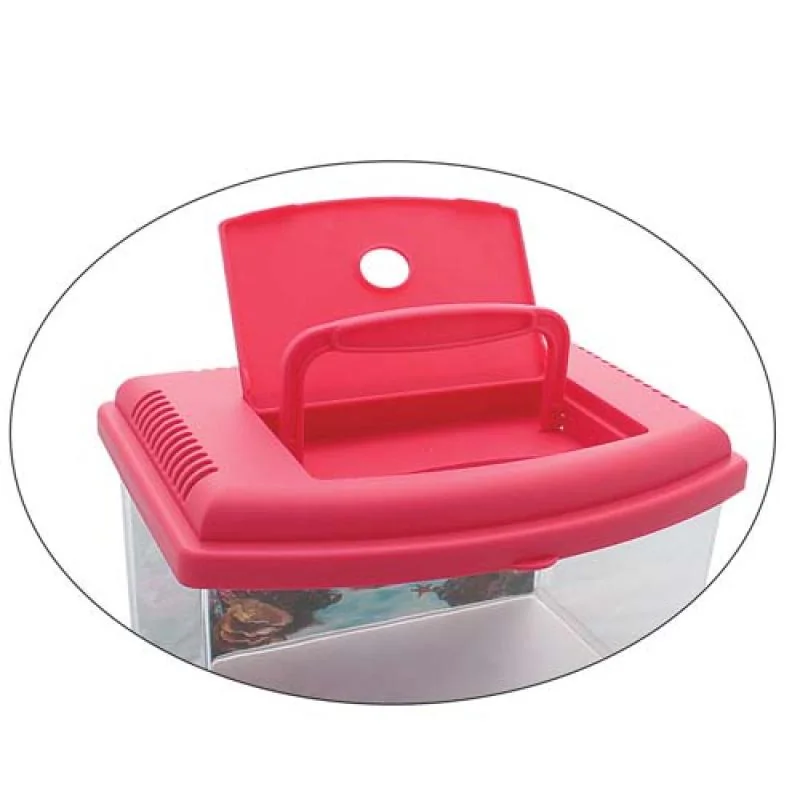 COBBYS PET Akvárium plastové 2, s krytom a pozadím 28x20x17,5cm 5,5l