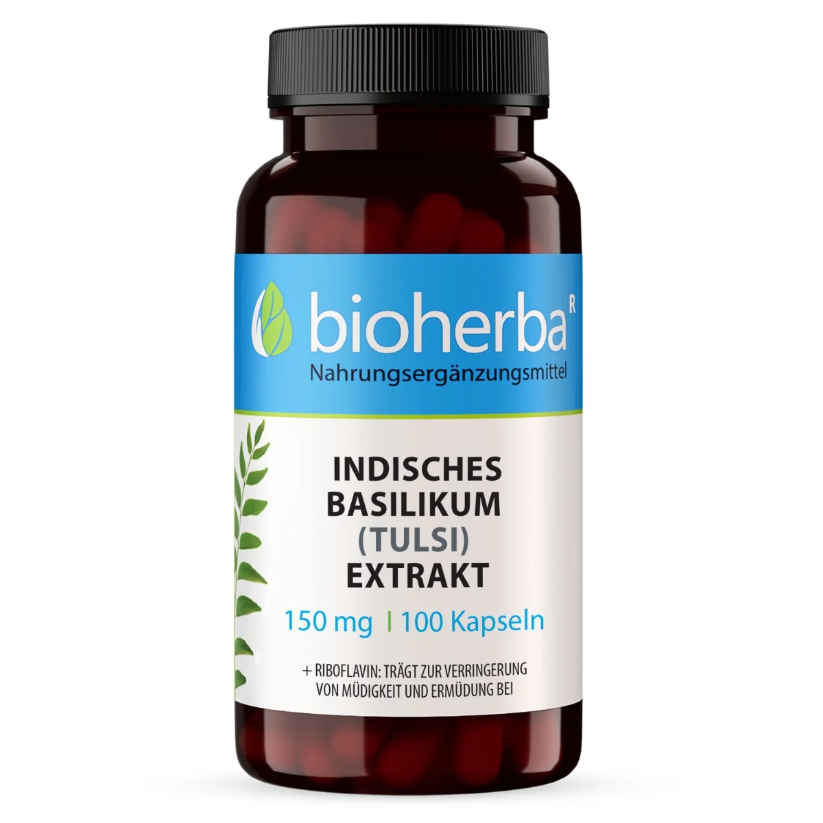 Indická bazalka (tulsi) extrakt 150 mg – 100 kapsúl – Bioherba