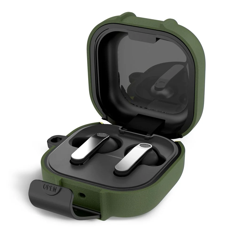Tech-Protect Slim Hook puzdro na Samsung Galaxy Buds 4 / 4 Pro, zelené