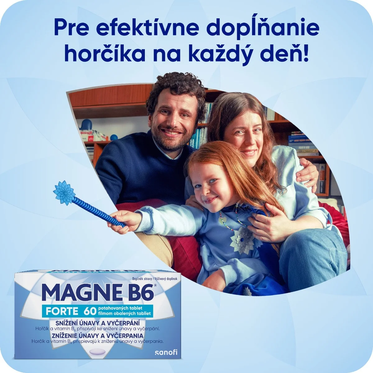 Magne B6® Forte 1×60 tbl, výživový doplnok