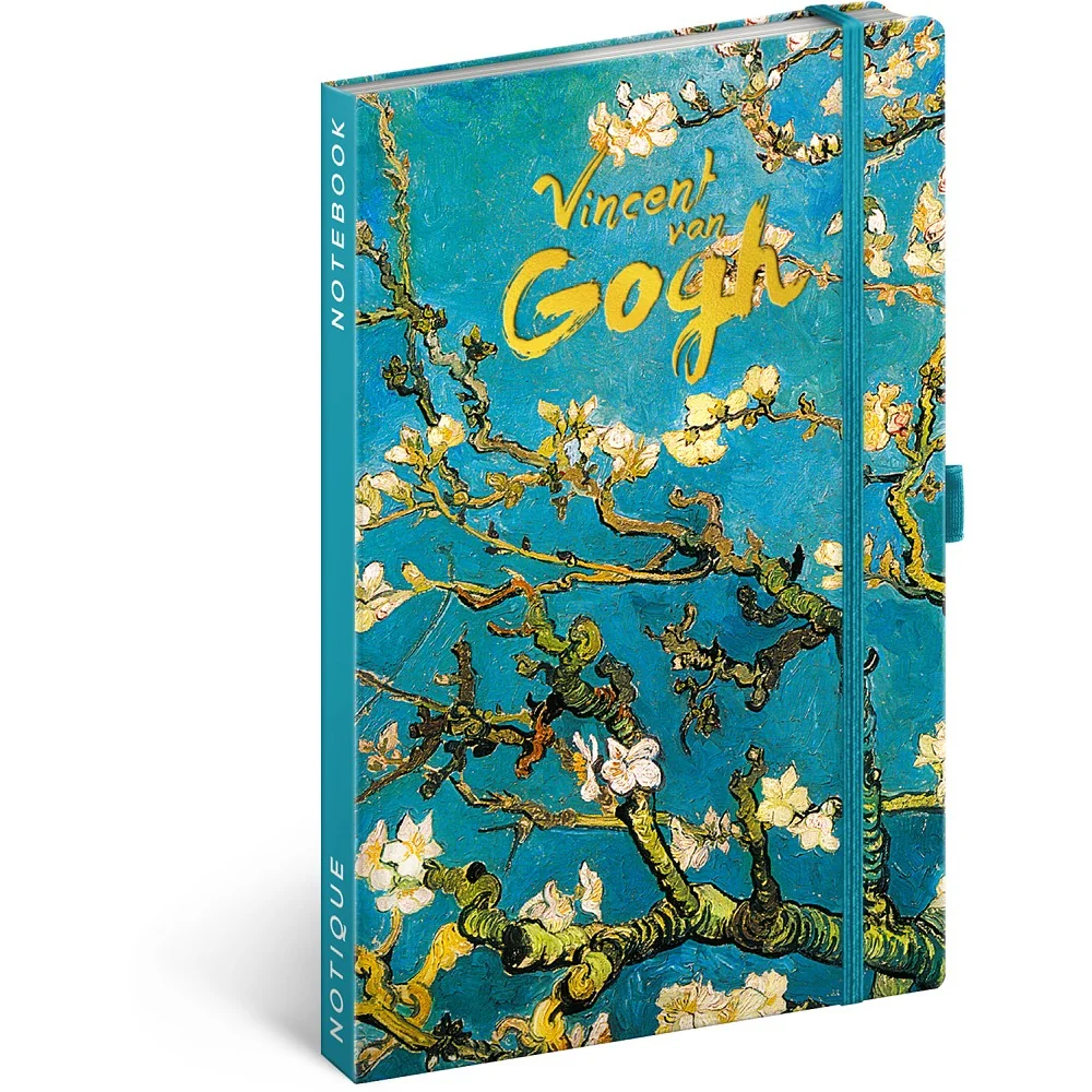 Zápisník Vincent van Gogh, linajkový A5, pevná väzba