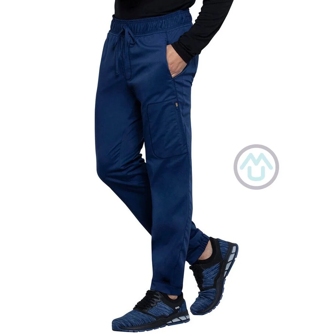 Zdravotnícke pánske jogger nohavice Cherokee Revolution ACTIVE STYLING - námornícky modré 3XL