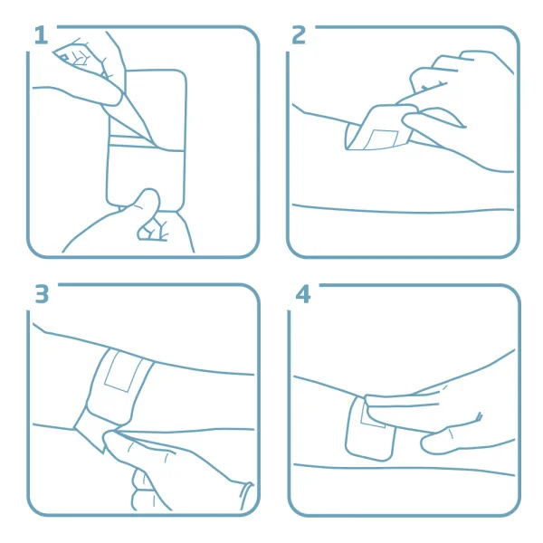 Leukoplast® Leukomed® skin sensitive 1×5ks, textilná náplasť s vankúšikom