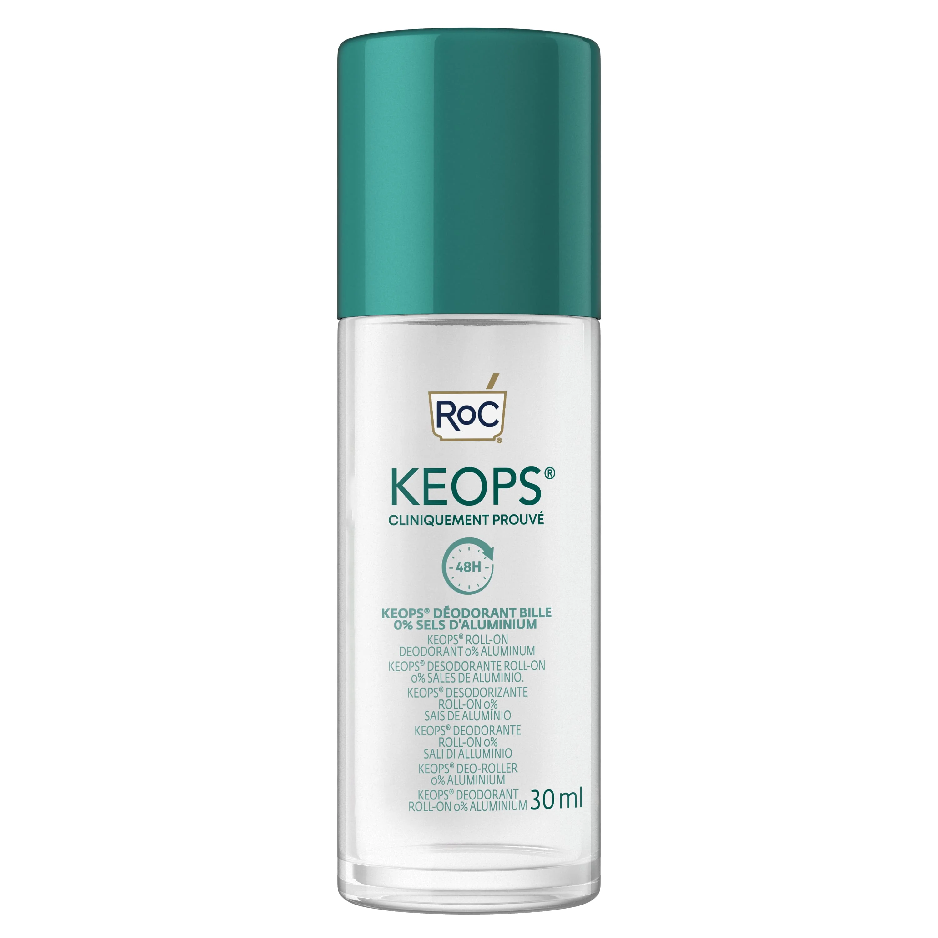RoC Keops Deodorant roll-on - 0 % hliníka, 30 ml 30 ml
