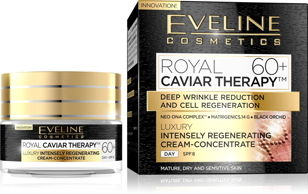EVELINE ROYAL CAVIAR INTENSELY REGENERATING DAY CREAM-CONCENTRATE 60+