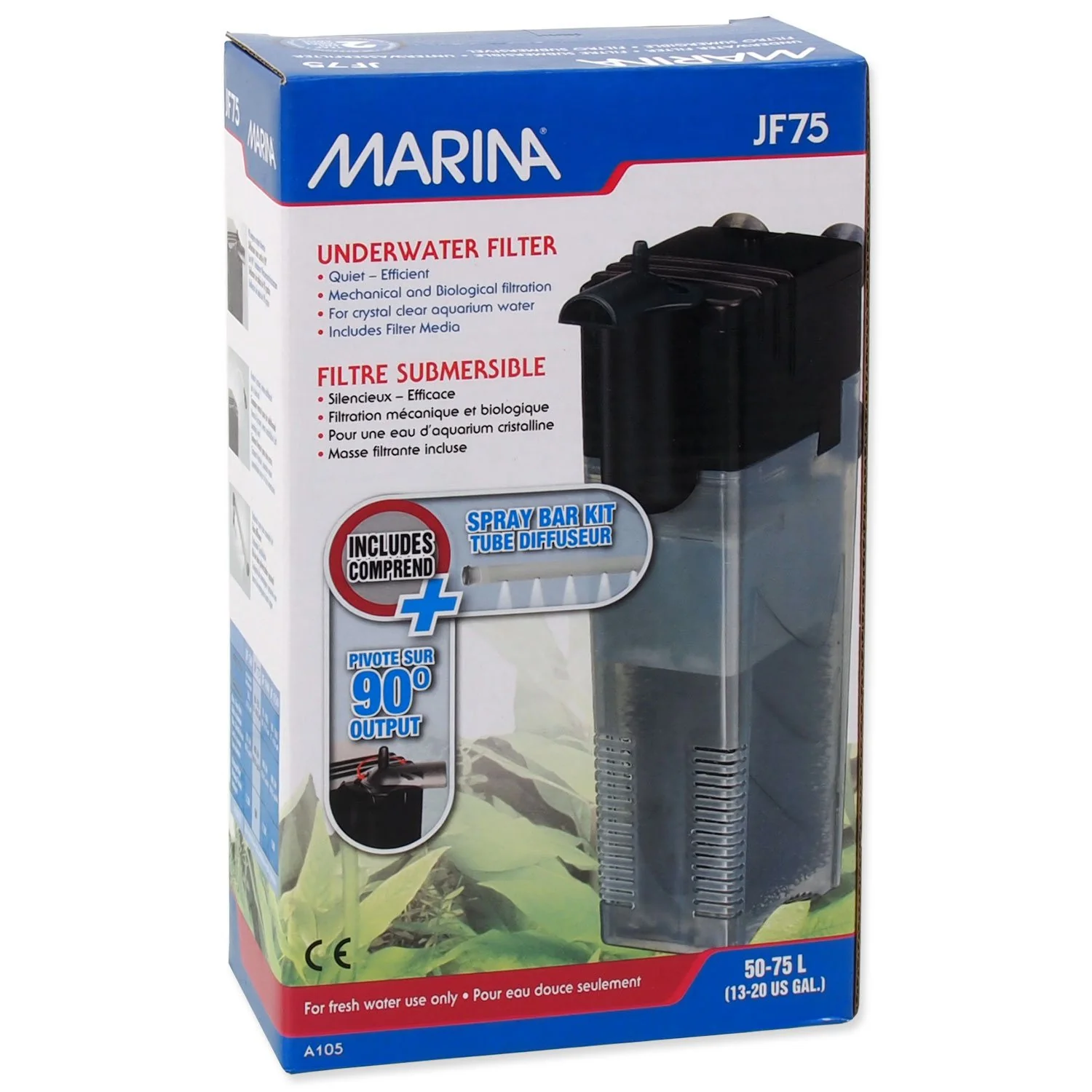 Filter Jet Flo 75 vnútorný, 400l/h 75 vnútorný, 400l/h