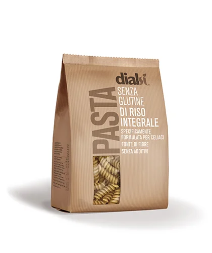 DIALSI FUSILLI z hnedej ryže 1×400 g, fusilli