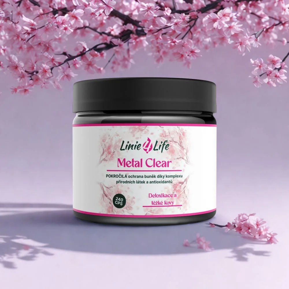 Linie4Life METAL CLEAR – detox, antioxidant 240 kapsúl Detox ťažkých kovov a toxínov