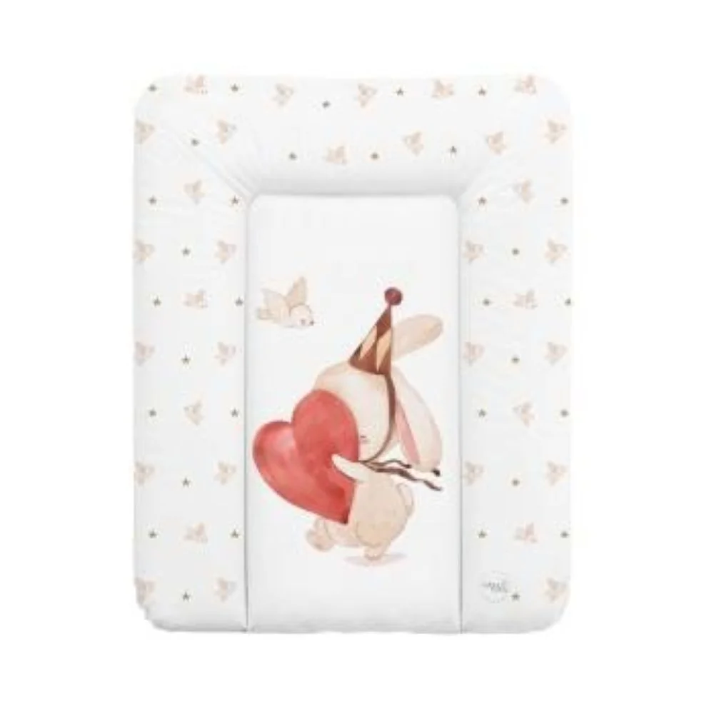 Mäkká prebaľovacia podložka 50×70 cm Basic – na komodu pre bábätko - Bunny Love