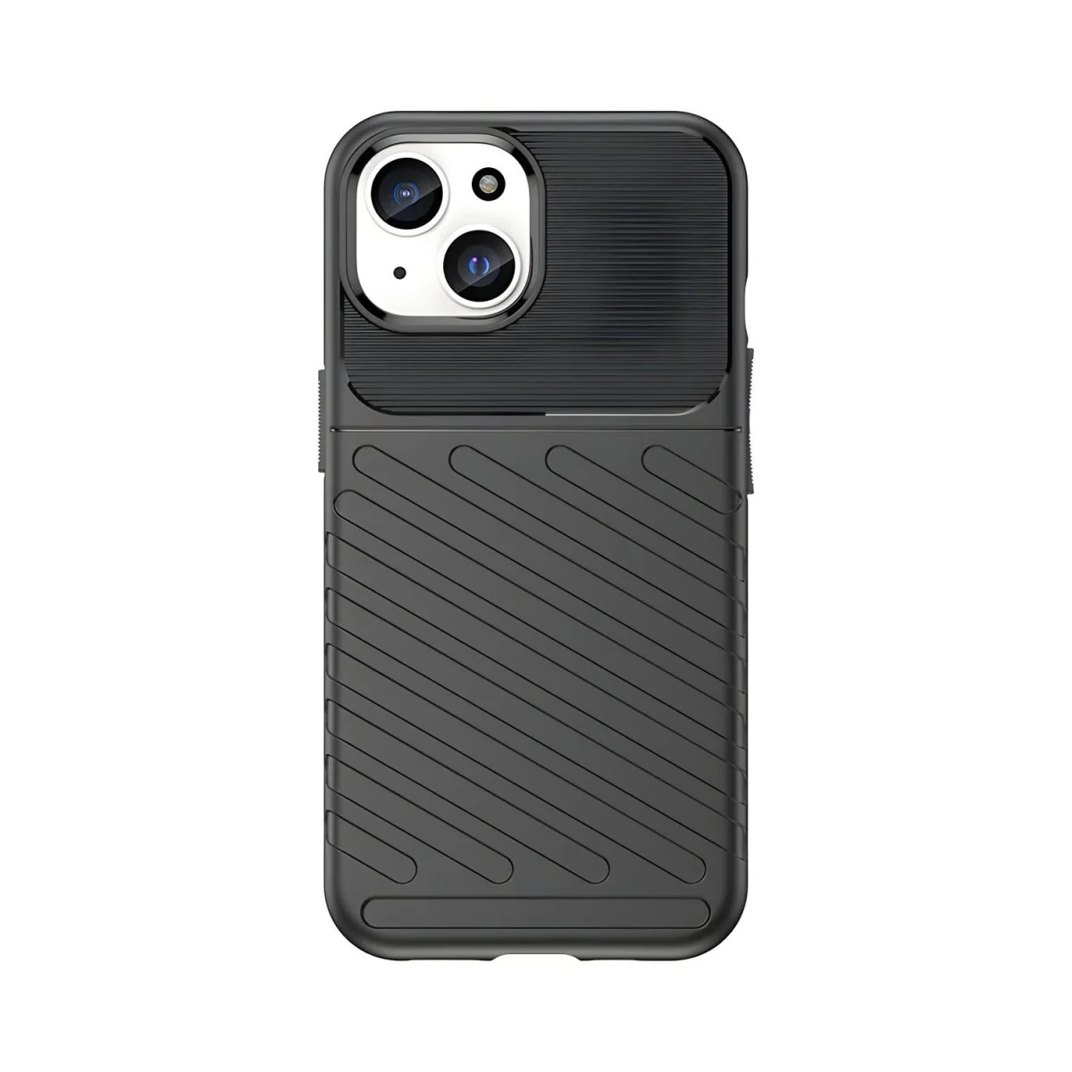 Odolné puzdro TPU pre Apple iPhone 15 - Čierna