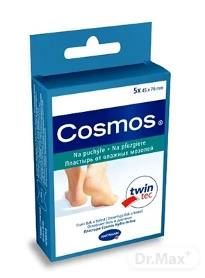 COSMOS Na pľuzgiere na päte 1×5 ks, náplasti (45×76 mm)
