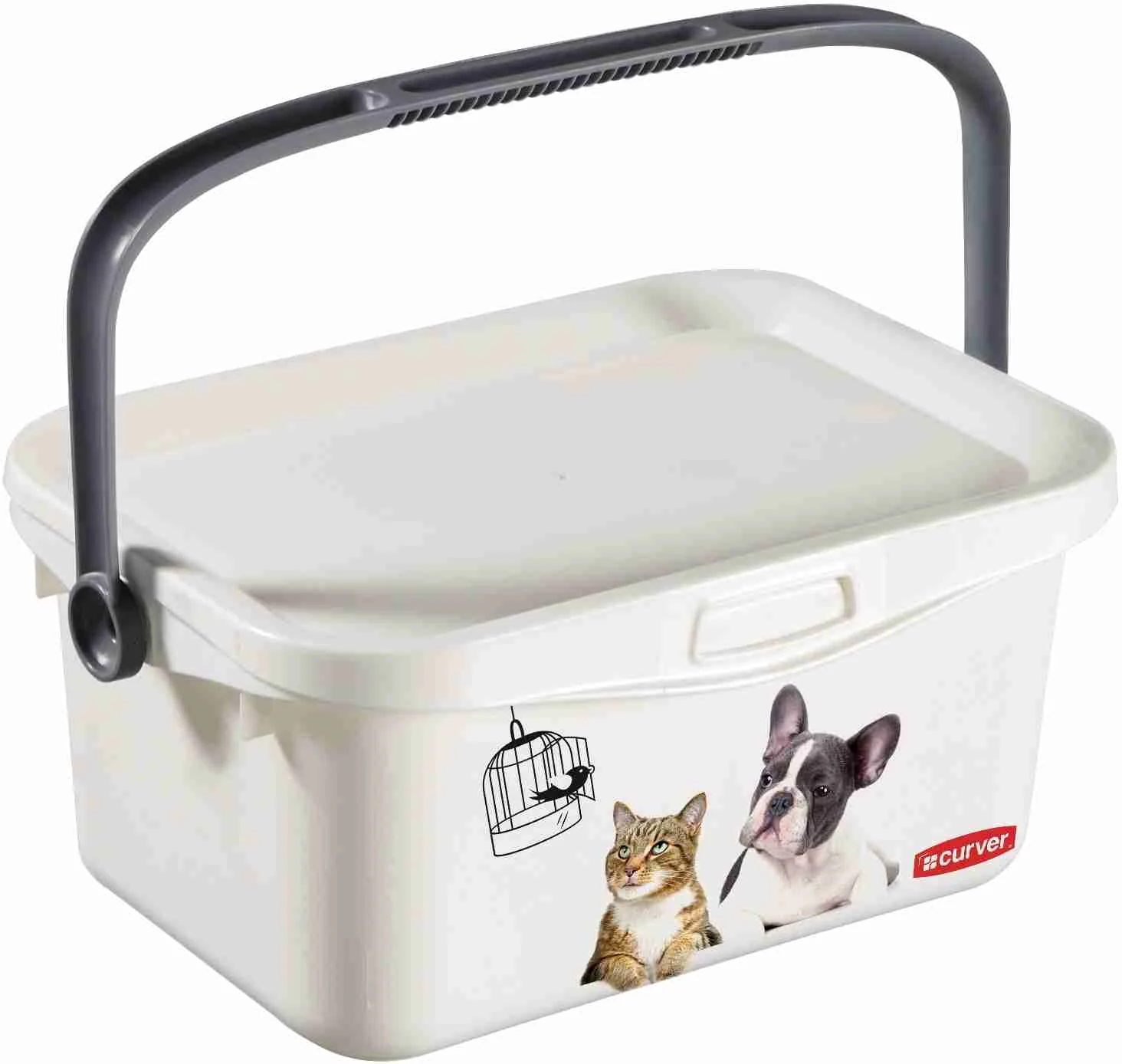 Curver Multibox 3l PET 1×1ks, univezálny box na skladovanie potireb pre domáce zvieratá