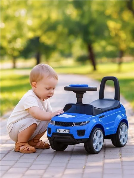 Detské odrážadlo SUV Baby Mix Prime modré v koži