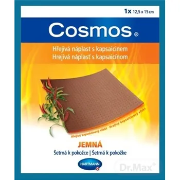 COSMOS Hrejivá náplasť s kapsaicínom JEMNÁ 1×1 ks, (12,5×15 cm)