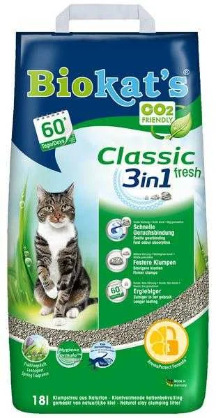 Biokats Podstielka Classic Fresh 18l 1×18 l