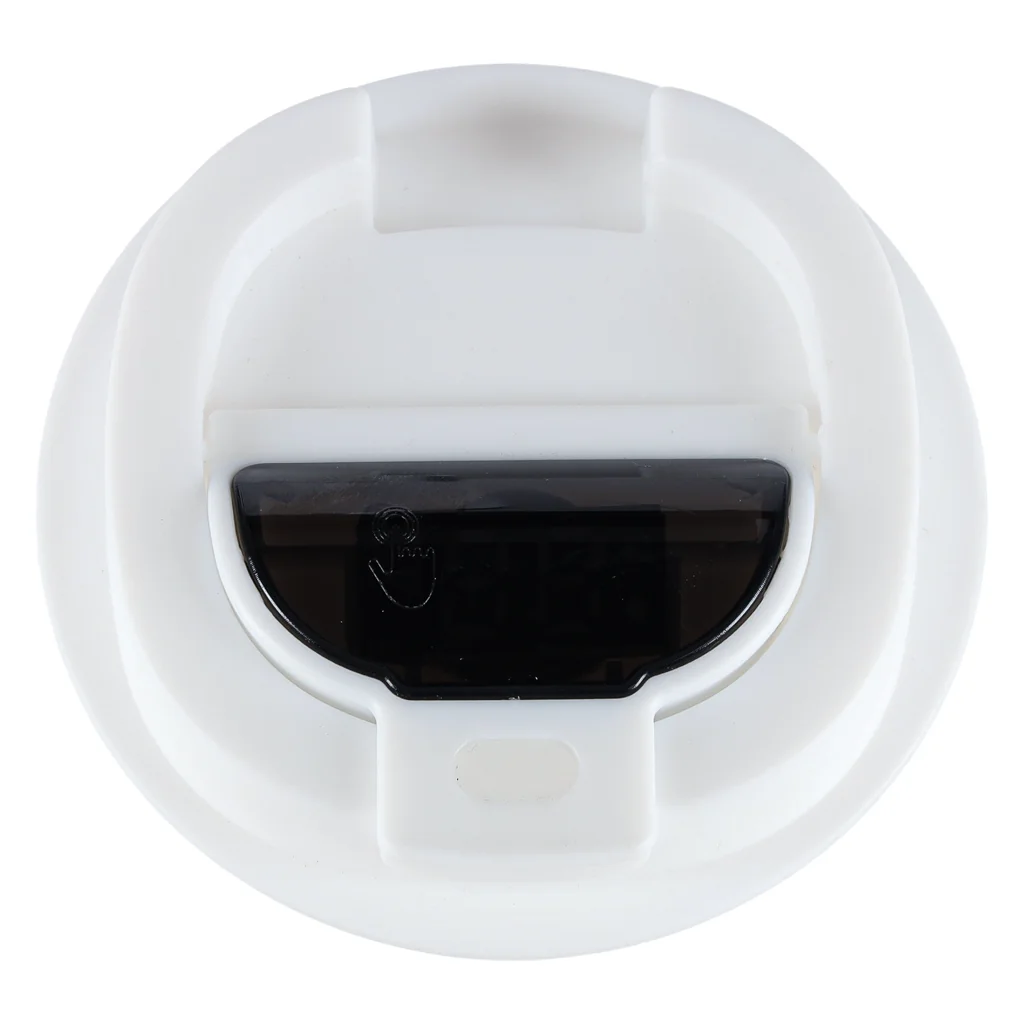 Termohrnček s náustkom a LED ukazovateľom teploty 500 ml biely