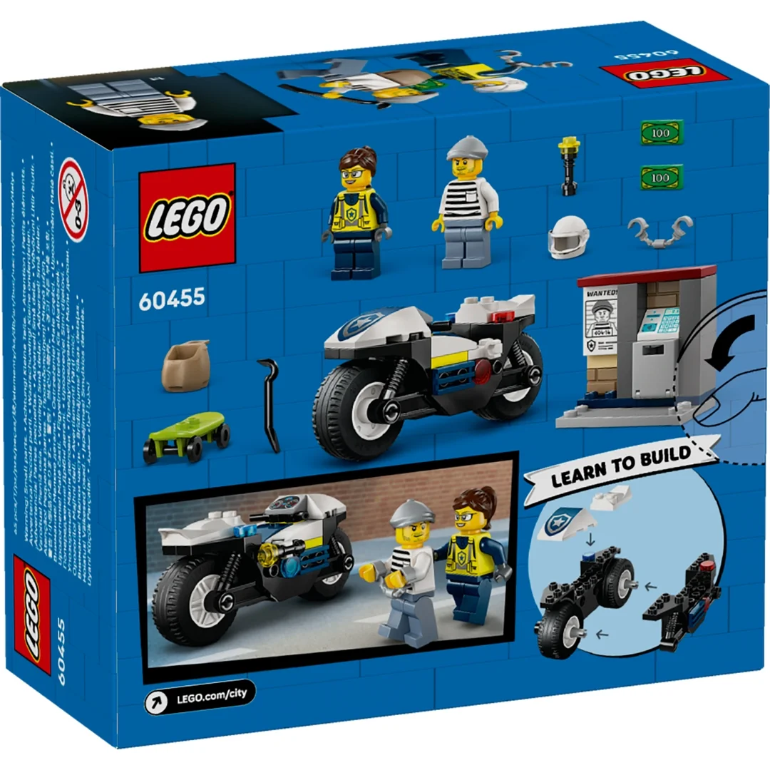 LEGO® City 60455 Naháňačka na policajnej motorke