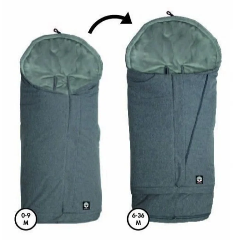 Dooky footmuff veľ. S/L 2v1 Grey Melange