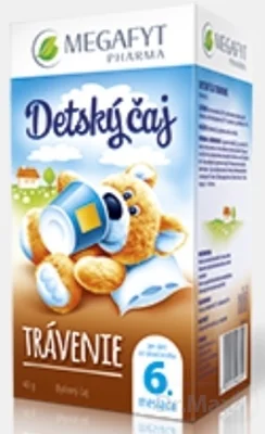 MEGAFYT Detský čaj TRÁVENIE 1×40 g (20×2 g), bylinný čaj