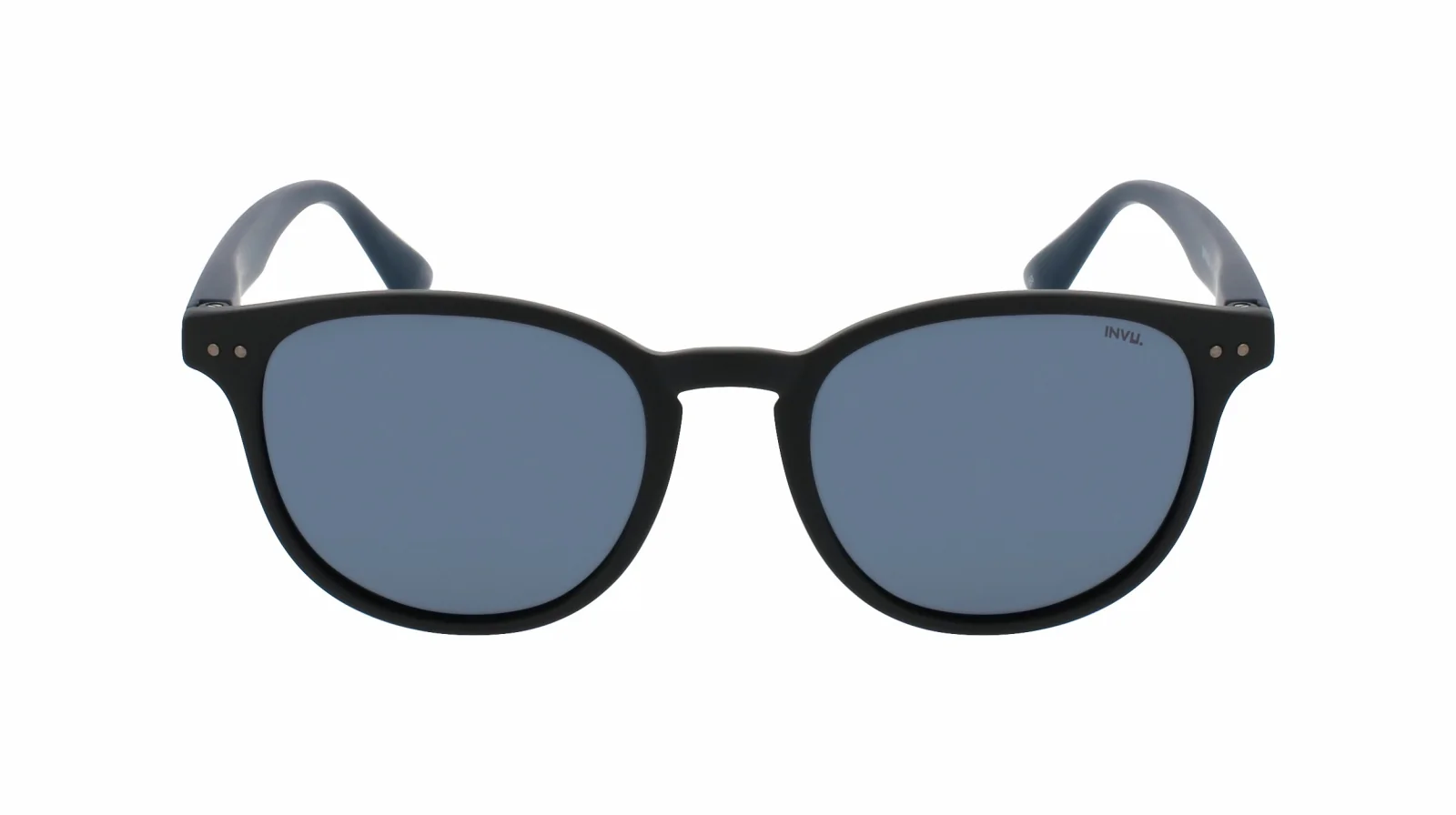 INVU IB22461A okuliare slnečné matné čierno modré + puzdro Unisex slnečné okuliare