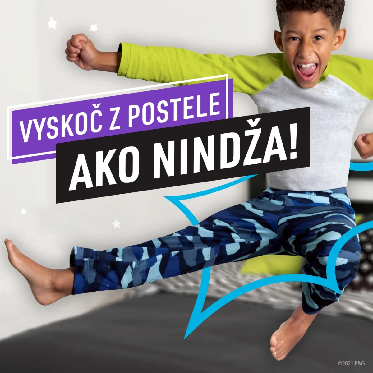 Ninjamas Pyžamové nohavičky Vesmírne lode, 10 Pyžamových Nohavičiek, 7 Rokov, 17kg-30kg 1×10 ks, plienkové nohavičky