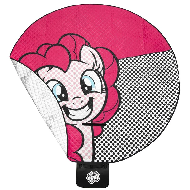 SPOKEY - HASBRO PICNIC PIUMA Pikniková deka guľatá, ružová, priemer 150 cm, zn. MY LITTLE PONY