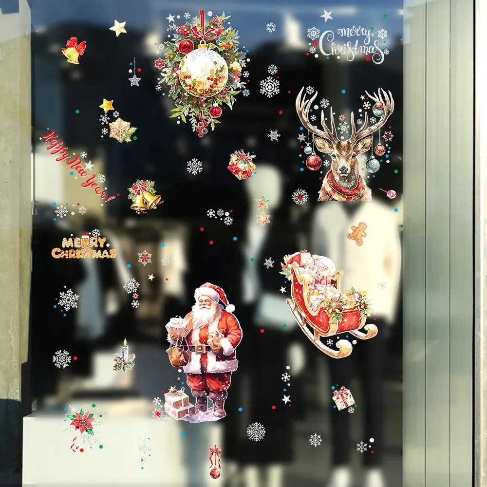 Samolepka na stenu/Tapeta Merry Christmas/Typ2