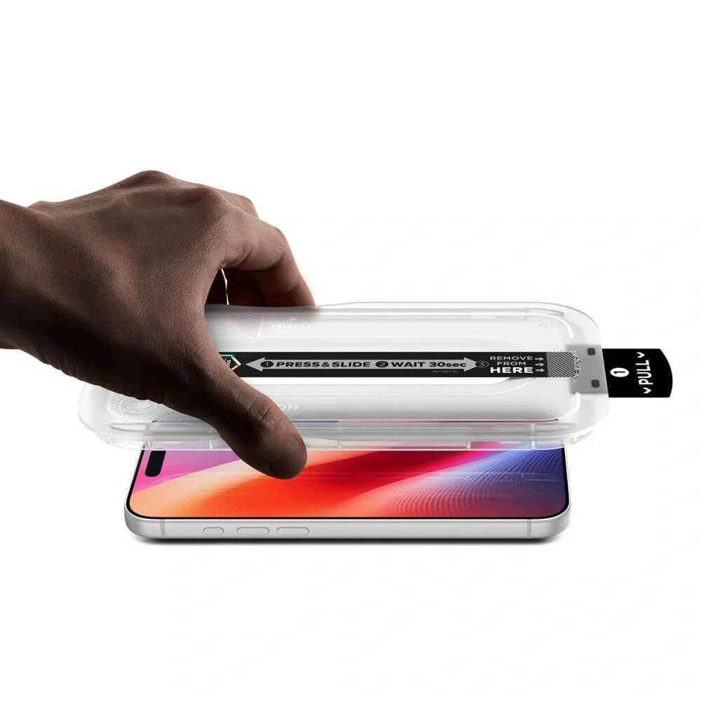 Spigen Glas.Tr Ez Fit Privacy ochranné sklo na iPhone 18 Pro Max, čierne