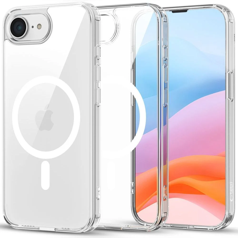 Tech-Protect FlexAir Hybrid MagSafe kryt na iPhone 16e, priesvitný
