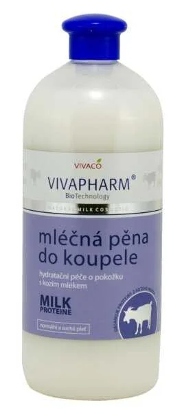 VIVAPHARM KOZIA MLIEC.PENA DO KUPELA 1000ML HYDRAT 1×1000 ml, kozia pena do kúpeľa