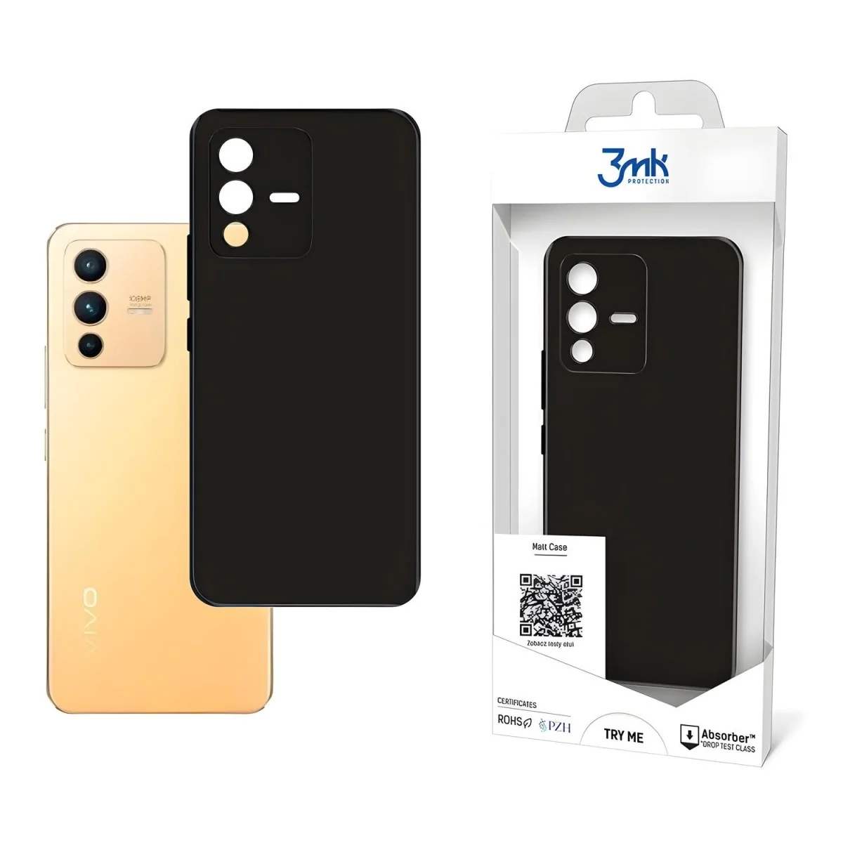 Matt Case puzdro pre Vivo 12 5G - Čierna